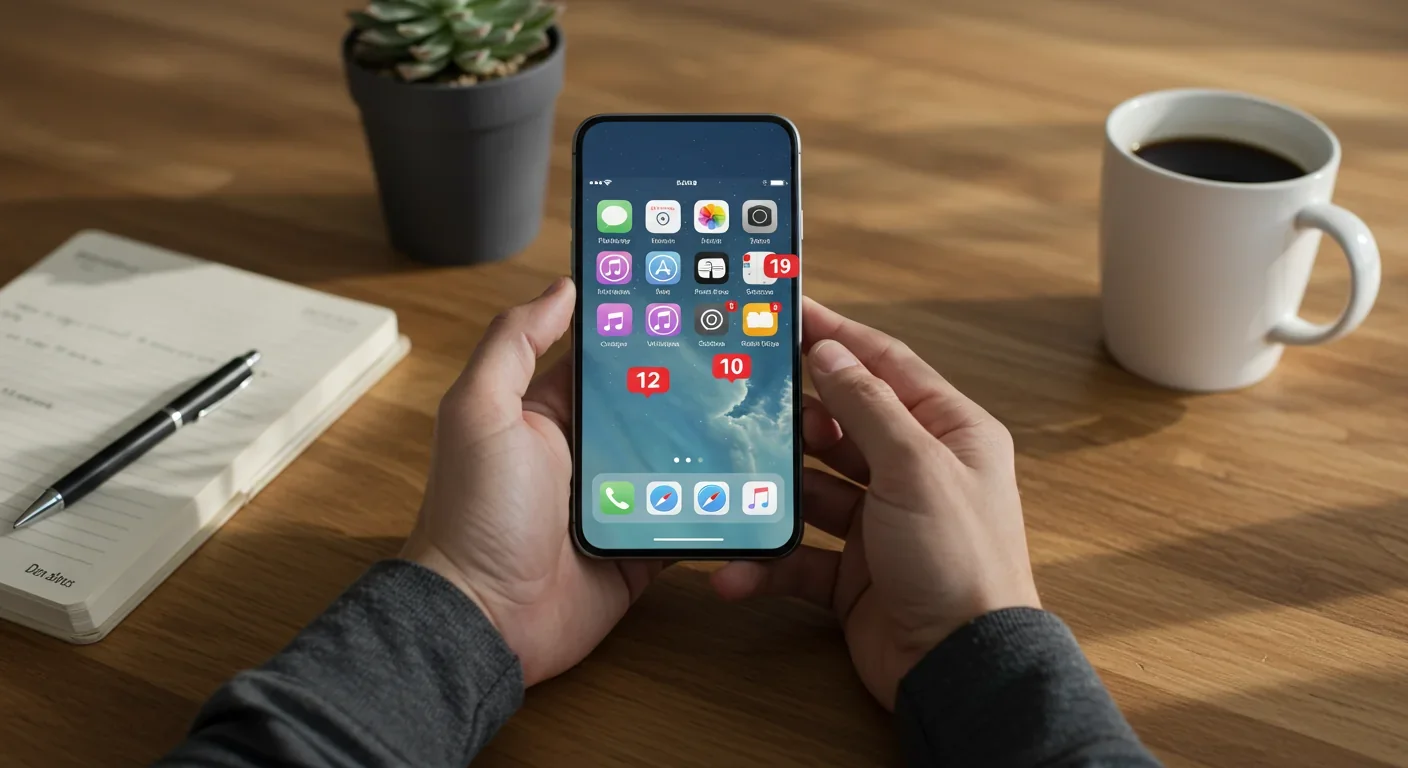 Smartphone displaying popular social media platforms representing modern digital life