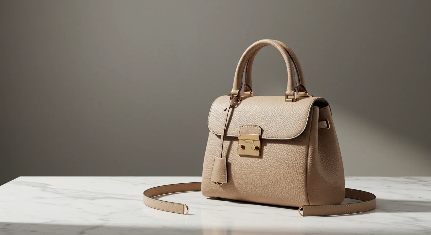 Luxury designer handbag exemplifying conspicuous consumption and Veblen goods