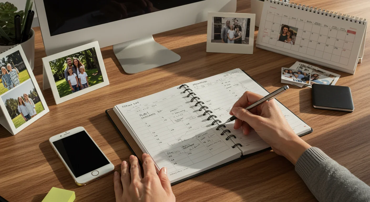 Person writing detailed notes to preserve accurate memories