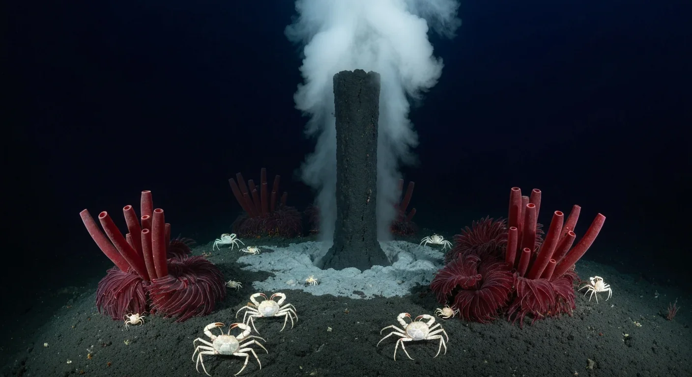 Life Without Sun: Earth's Alien Hydrothermal Vent Worlds