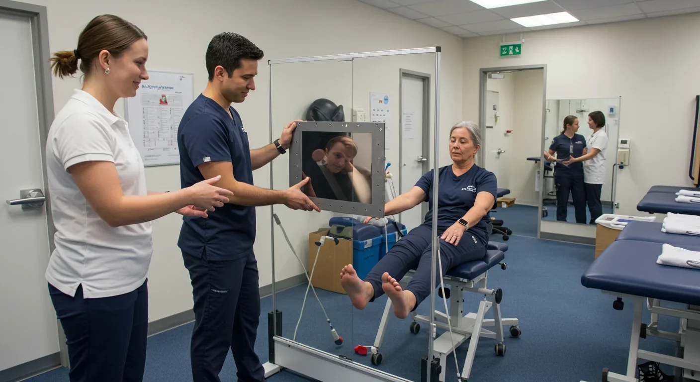 Robot and human hands reaching toward each other representing AI systems learning empathy through mirror mechanisms