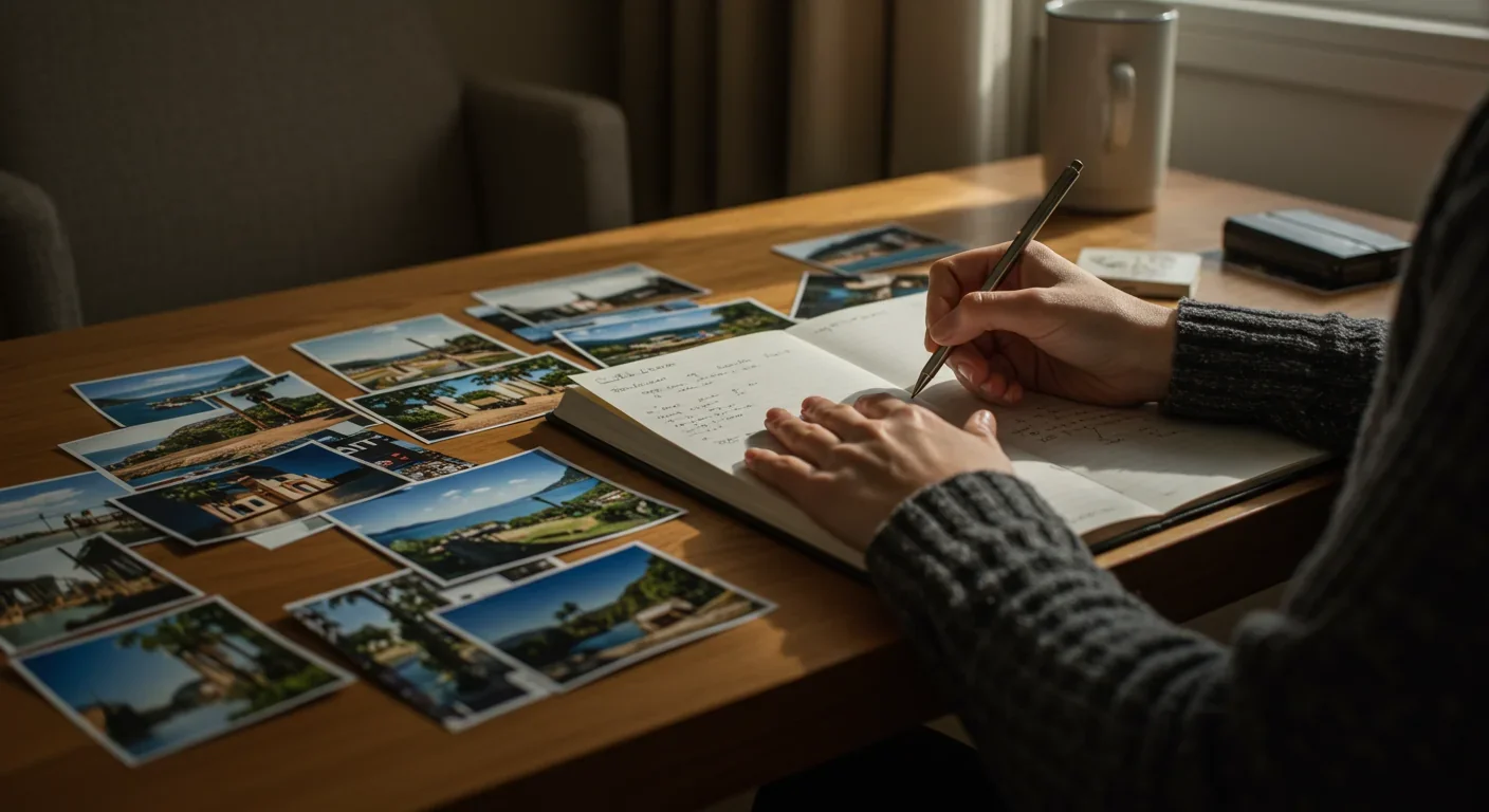 Person journaling to counteract memory bias with contemporaneous records