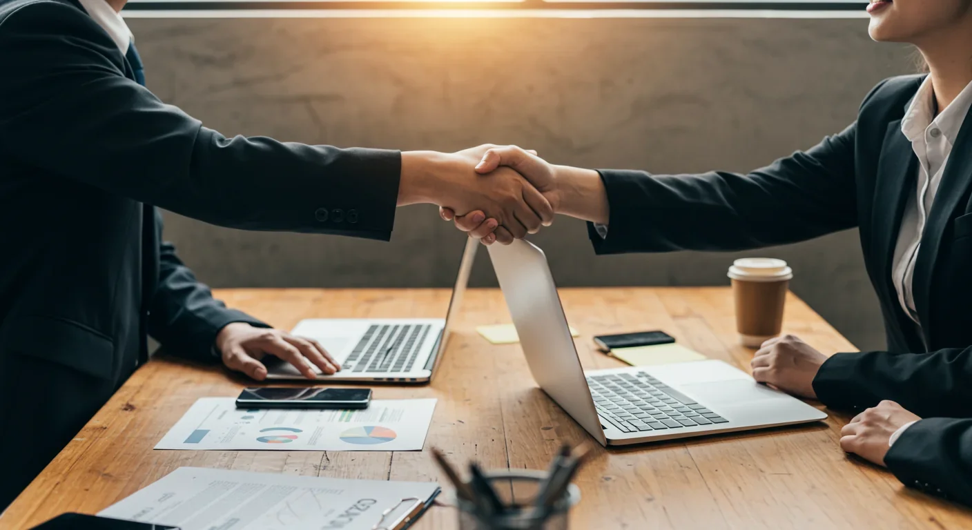 Two people engaged in thoughtful conversation at a café