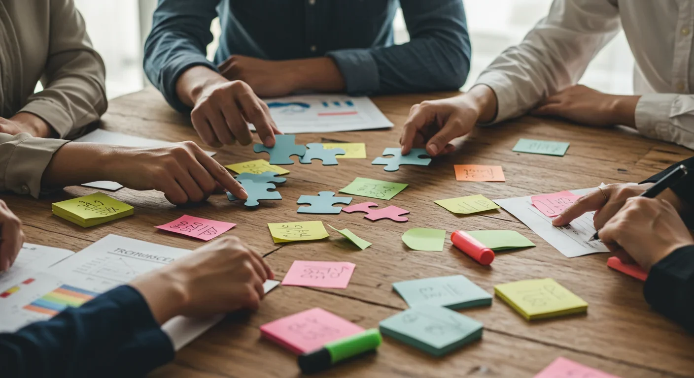 Software developer working with open-source collaboration tools and code